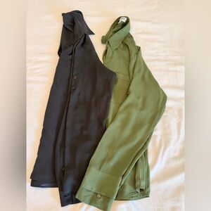 Express Portofino blouse bundle – 2 original fit tops size medium